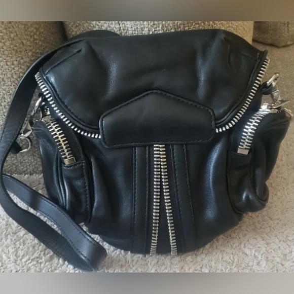 Alexander Wang Mini Marti Black Backpack Crossbody Bag - Picture 9 of 13